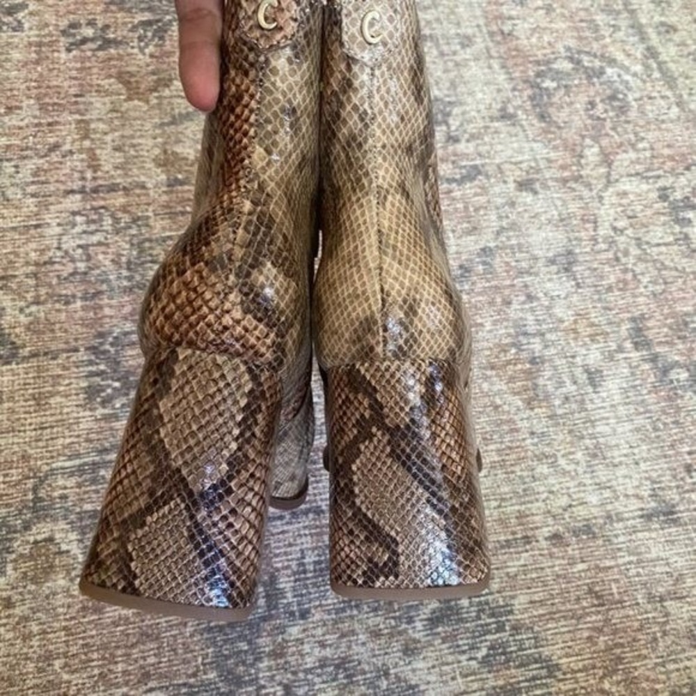 Snake Print Circus by Sam Edelman Women's Pascha Ankle‎ Boot SZ 8.5 - Picture 6 of 9